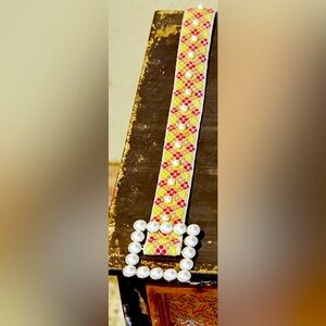 POL PEARL BUCKLE BELT!
